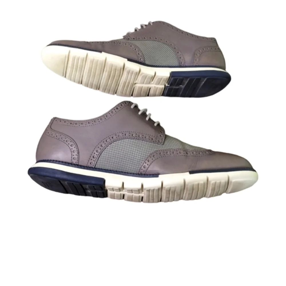 Cole Haan Zero Grand Wingtip Oxford‎ Shoes (Gray) sz 11
